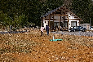 篠山の山荘地鎮祭